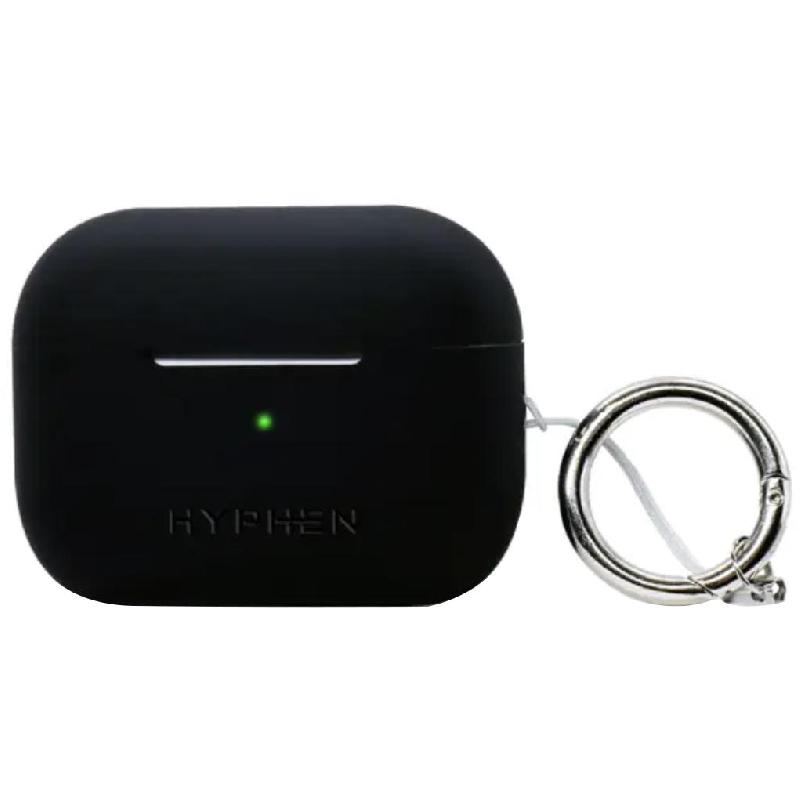 HYPHEN CION Earbuds Case, for Apple AirPods Pro/Airpods Pro 2nd Gen, Black/Clear