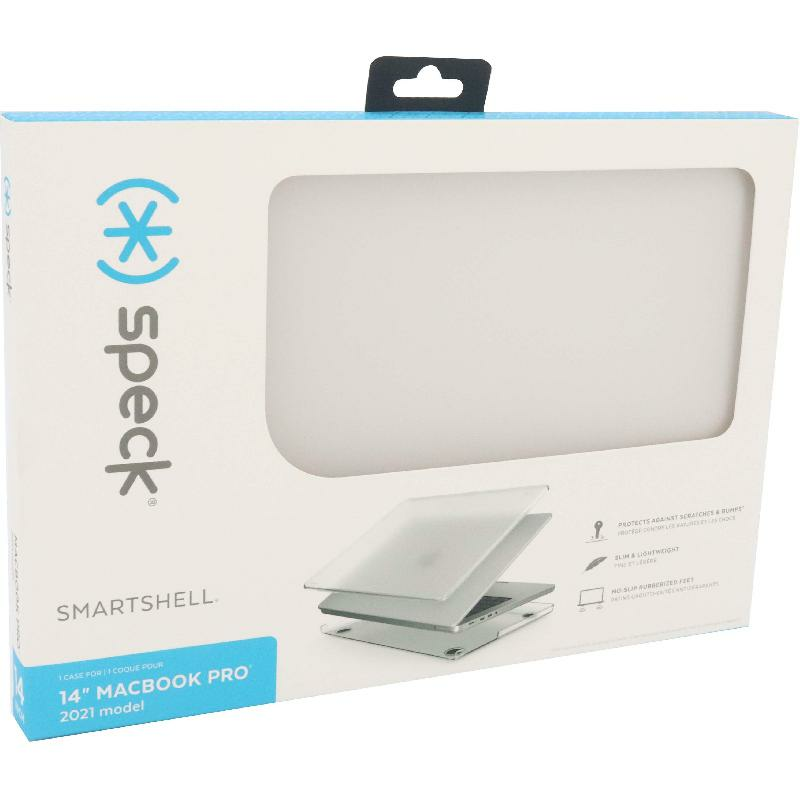 Speck SmartShell Front and Back Cover, Hardshell Case, for MacBook Pro 14 M2, Clear