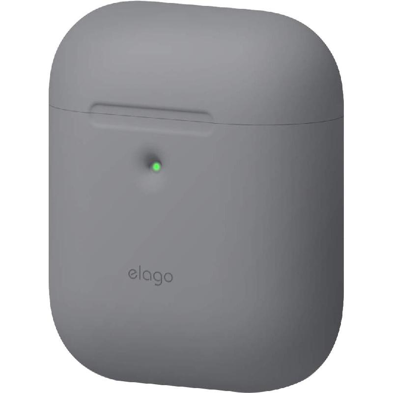 Elago Skinny Earbuds Case, for Apple AirPods/AirPods 2nd Gen, Grey