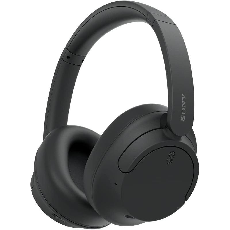 Sony WH-CH720N Over-Ear Headphones, Noise Cancelling, Bluetooth/Wired (Optional), USB (Charging), Built-in Microphone, Black