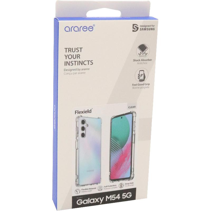 Araree Flexield Back Cover Mobile Case, for Samsung Galaxy M54 5G, Clear