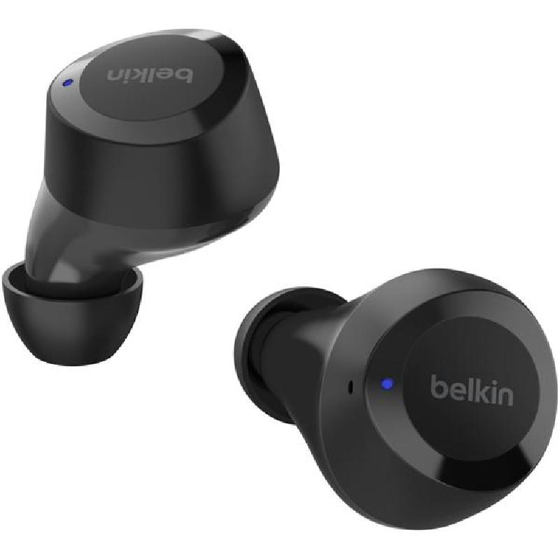 Belkin SoundForm Bolt Earbuds, Bluetooth, USB (Charging), Built-in Microphone, Black