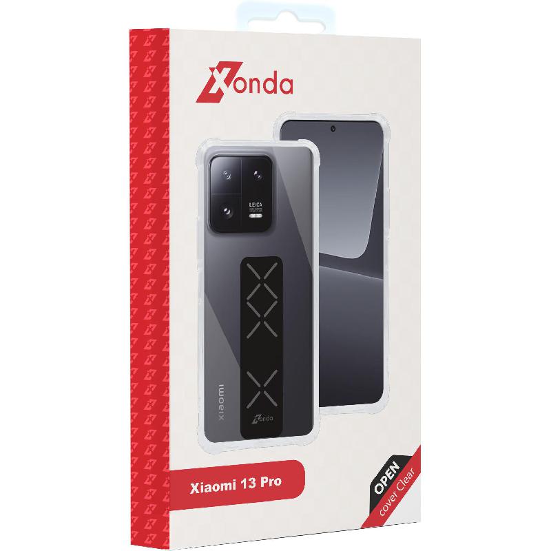 Xonda Back Cover Mobile Case with Strap, for Xiaomi 13 Pro, Clear