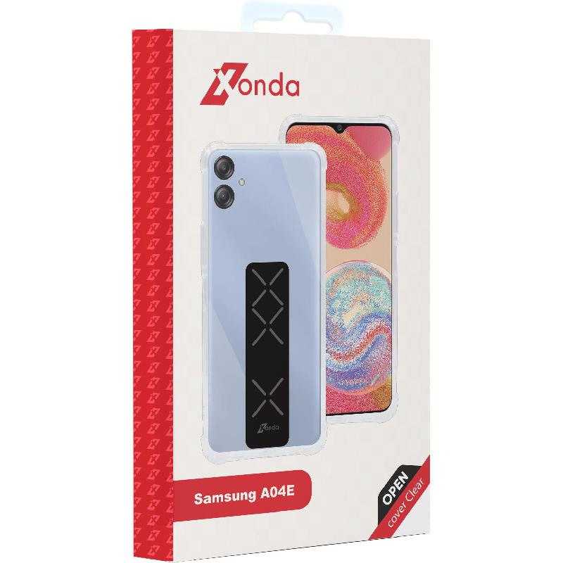 Xonda Back Cover Mobile Case with Strap, for Samsung Galaxy A04e, Clear