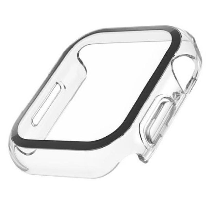 Belkin ScreenForce Smartwatch Fit Case, for Apple Watch SE 3 44, Clear