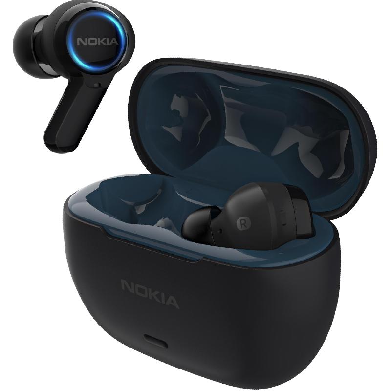 Nokia Clarity Earbuds, Noise Reduction, Bluetooth, USB (Charging), Built-in Microphone, Black