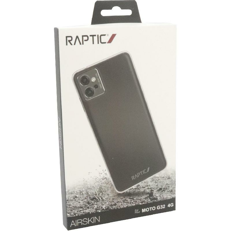 Raptic Raptic Airskin Back Cover Mobile Case, for Motorola moto g32, Clear