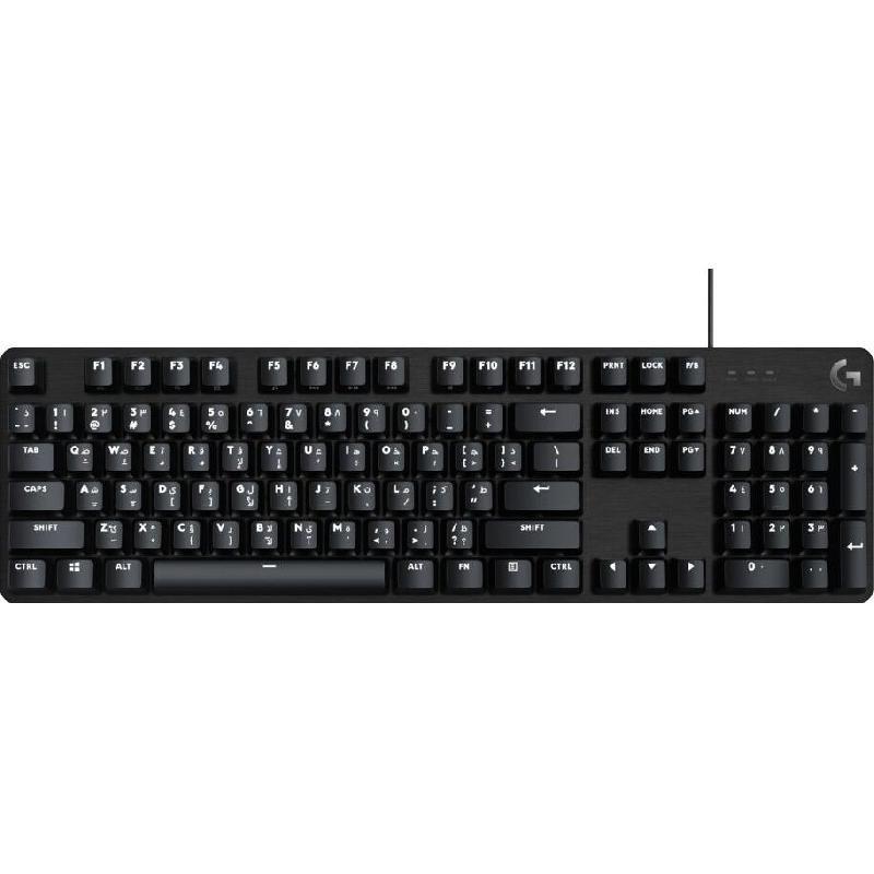 Logitech G413 SE Arabic/English Gaming Keyboard, Wired, for Devices with Windows/macOS, Dark Silver