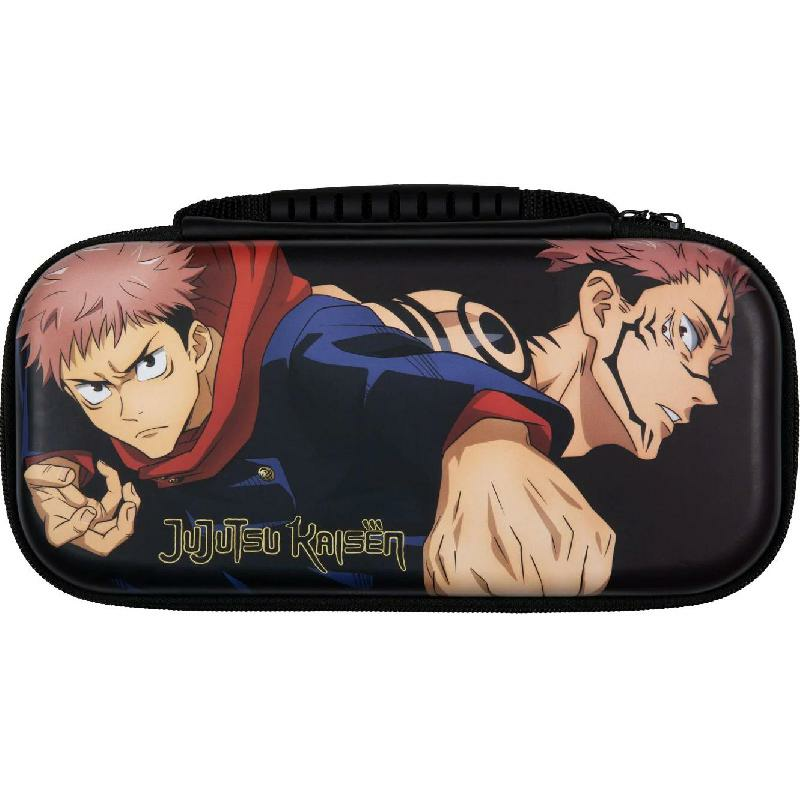 KONIX Jujutsu Kaisen Carrying Case with Handle, for Nintendo Switch V2/Switch - OLED/Switch Lite, Black
