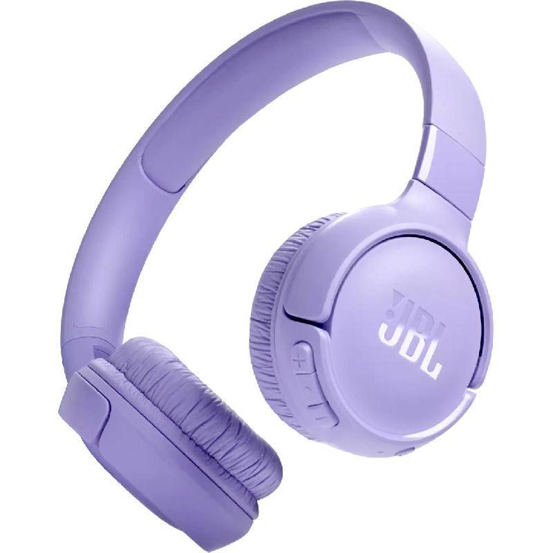 JBL Tune 520BT On-Ear Headphones, Bluetooth, USB (Charging), Built-in Microphone, Purple