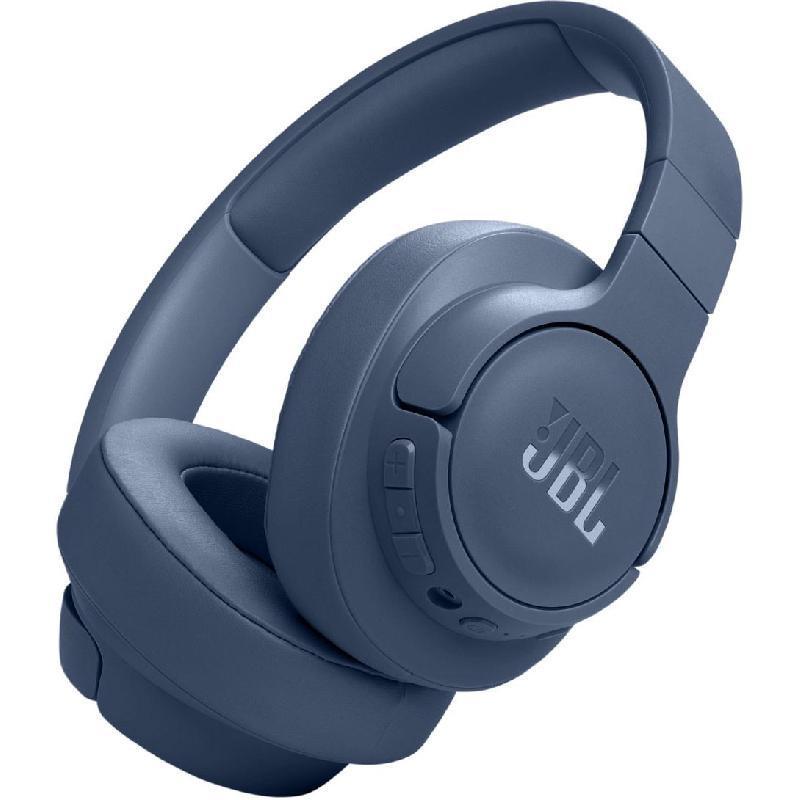 JBL Tune 770NC Over-Ear Headphones, Adaptive Noise Cancelling, Bluetooth, USB (Charging), Built-in Microphone, Blue