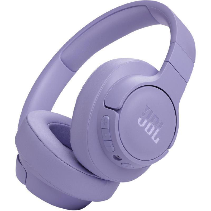 JBL Tune 770NC Over-Ear Headphones, Adaptive Noise Cancelling, Bluetooth, USB (Charging), Built-in Microphone, Purple