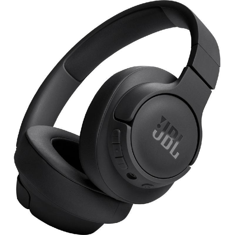 JBL Tune 720BT On-Ear Headphones, Bluetooth, USB (Charging), Built-in Microphone, Black