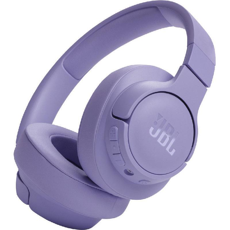 JBL Tune 720BT On-Ear Headphones, Bluetooth, USB (Charging), Built-in Microphone, Purple