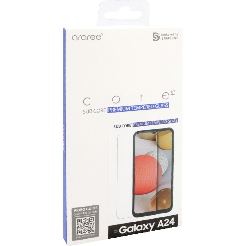 Araree Sub Core Smartphone Screen Protector, Tempered Glass, for Samsung Galaxy A24