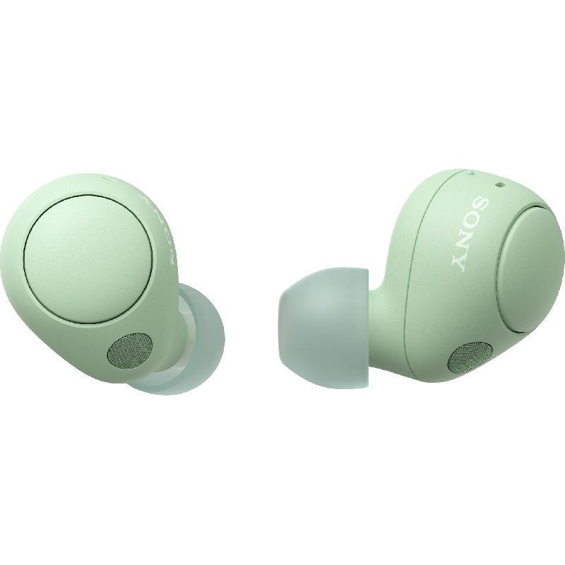 Sony WF-C700 Earbuds, Noise Cancelling Microphone, Bluetooth, USB (Charging), Built-in Microphone, Green