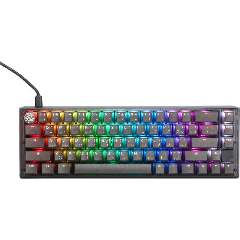 Ducky One 3 Aura Gaming Keyboard, Wired, for Laptop/Desktop Computer/Gaming Desktop Computer/CPU Windows OS, Black