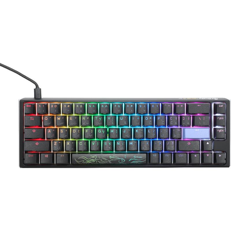 Ducky One 3 Classic Cherry MX Brown Mechanical Switch 65% Gaming Keyboard, Wired, for Laptop/Desktop Computer/Gaming Desktop Computer/CPU Windows OS, Black