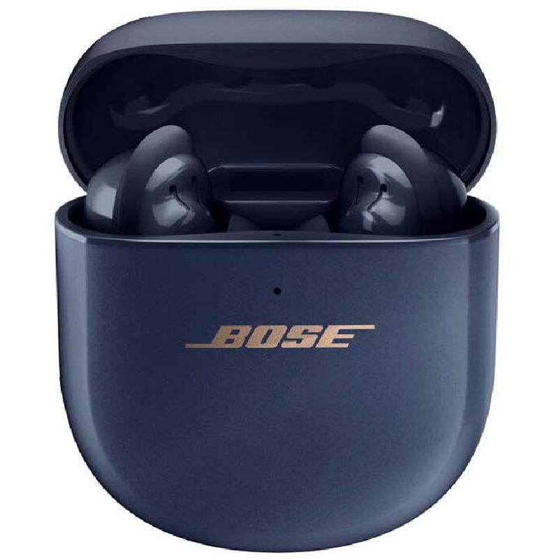 Bose QuietComfort II Earbuds, Noise Cancelling Microphone, Bluetooth, USB (Charging), Built-in Microphone, Midnight Blue