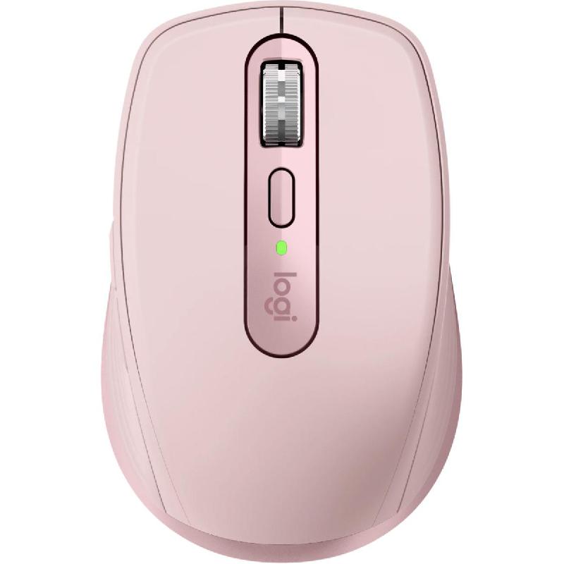 Logitech MX Anywhere 3S Mouse, Bluetooth/Wireless, Laser Technology, Darkfield 200-8000 dpi, Rose