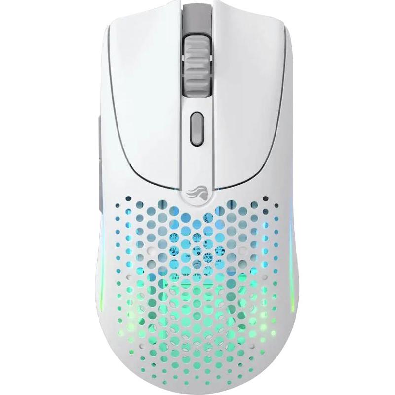 Glorious Model O 2 Gaming Mouse, Wireless, Optical, BAMF 2.0 26000 dpi, White
