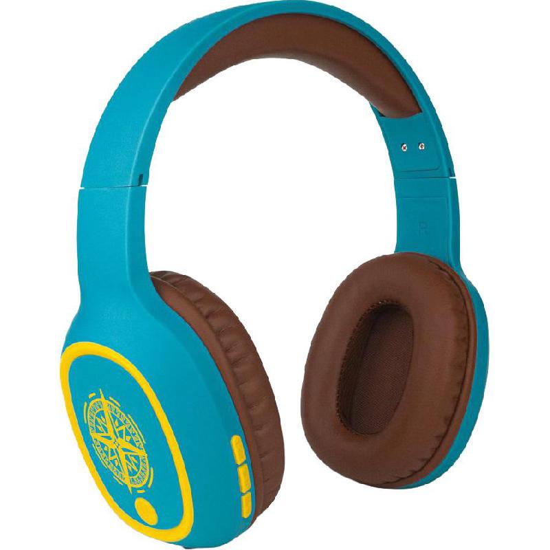 SteelPlay Adventure Over-Ear Headphones, Bluetooth/Wired, 3.5 mm Connector/USB (Charging), Built-in Microphone, Blue