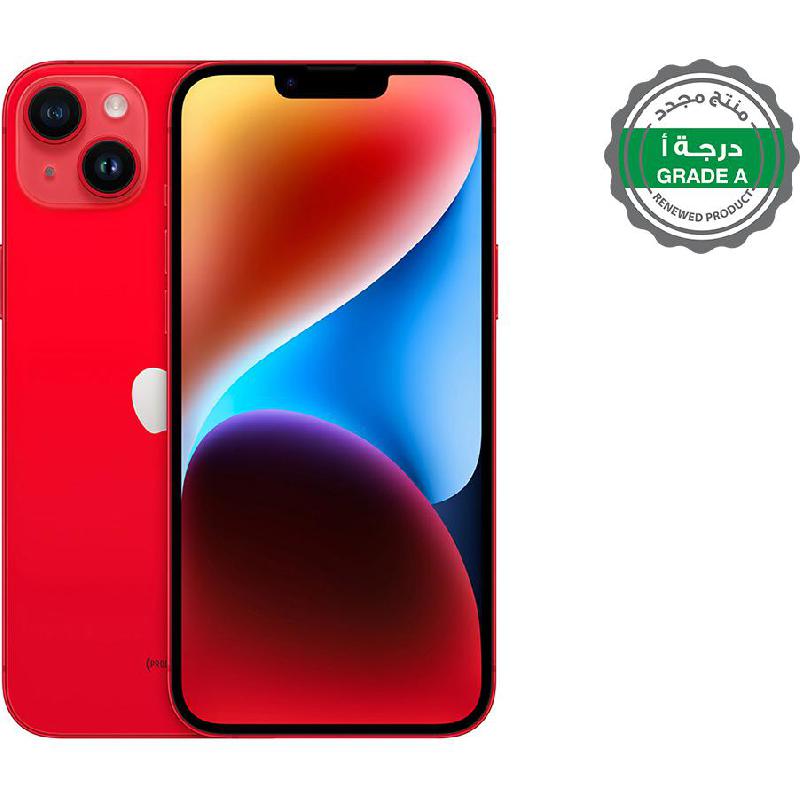 Renewed Grade A Apple iPhone 14 Plus, 128 GB, (Product) Red, 5G
