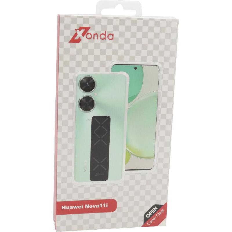 Xonda Back Cover Mobile Case with Strap, for Huawei nova 11i, Clear