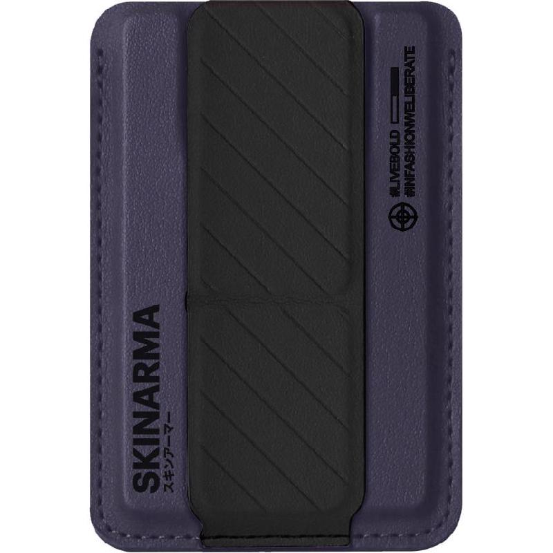 Skinarma KADO Mag-charge Card Holder Phone Grip & Stand, for iPhone 14/iPhone 14 Plus/iPhone 14 Pro/iPhone 14 Pro Max, Purple