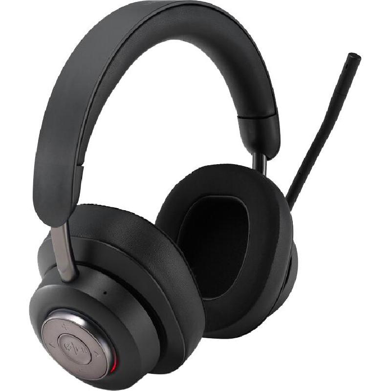 Kensington H3000 Over-Ear Headphones, Noise Cancelling Microphone, Bluetooth, USB (Charging), Rotating Microphone, Black