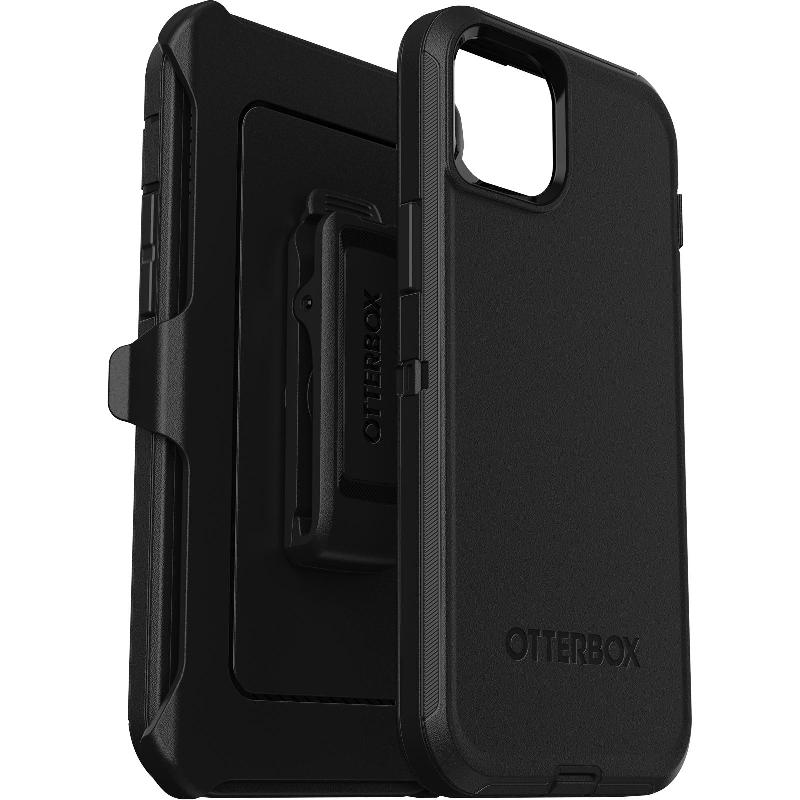 OtterBox Defender Series Back Cover Mobile Case, for iPhone 15 Plus, Black