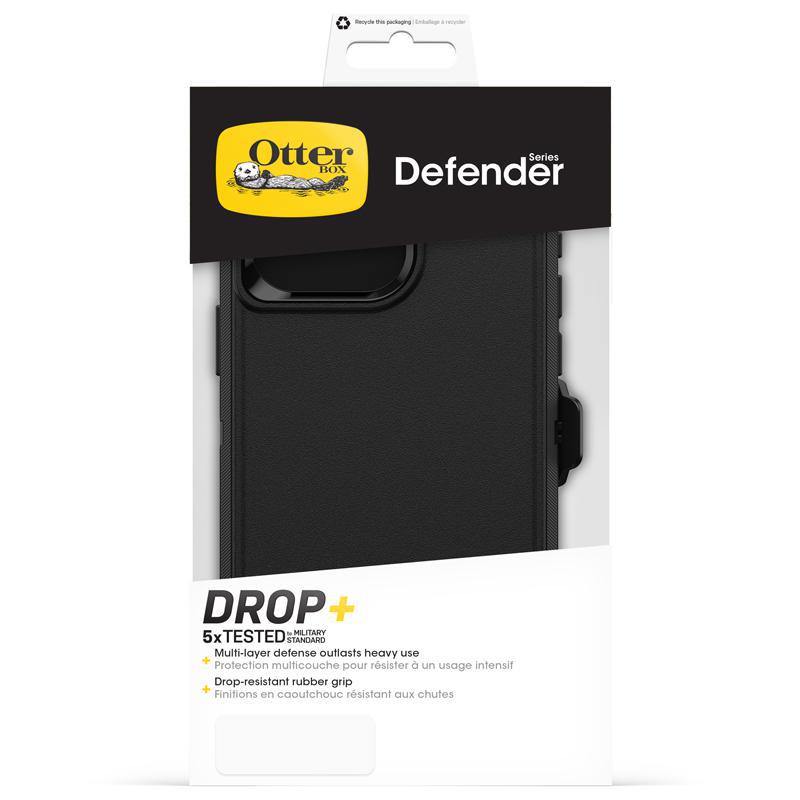OtterBox Defender Series Back Cover Mobile Case, for iPhone 15 Pro Max, Black — 7