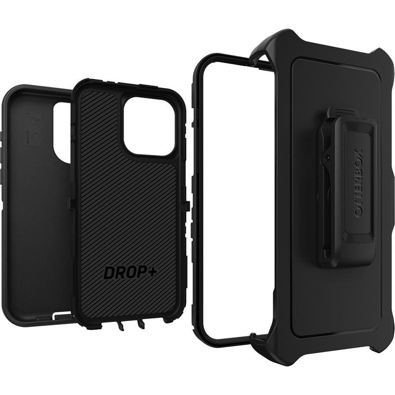 OtterBox Defender Series Back Cover Mobile Case, for iPhone 15 Pro Max, Black — 4