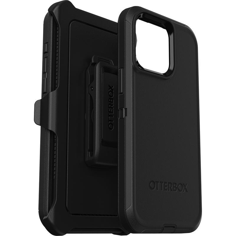 OtterBox Defender Series Back Cover Mobile Case, for iPhone 15 Pro Max, Black