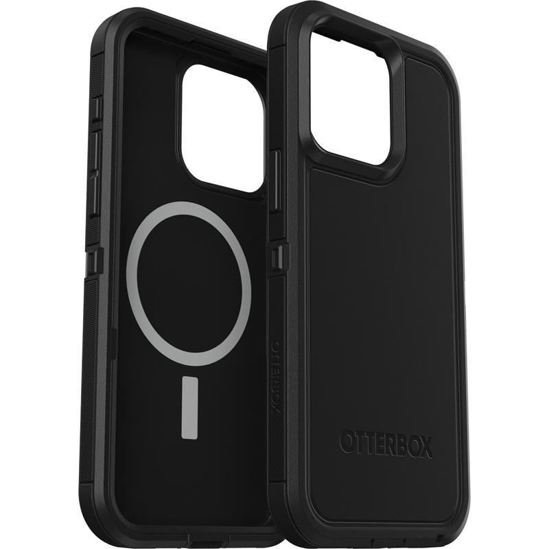 OtterBox Defender Series XT Back Cover Mobile Case with MagSafe, for iPhone 15 Pro Max, Black