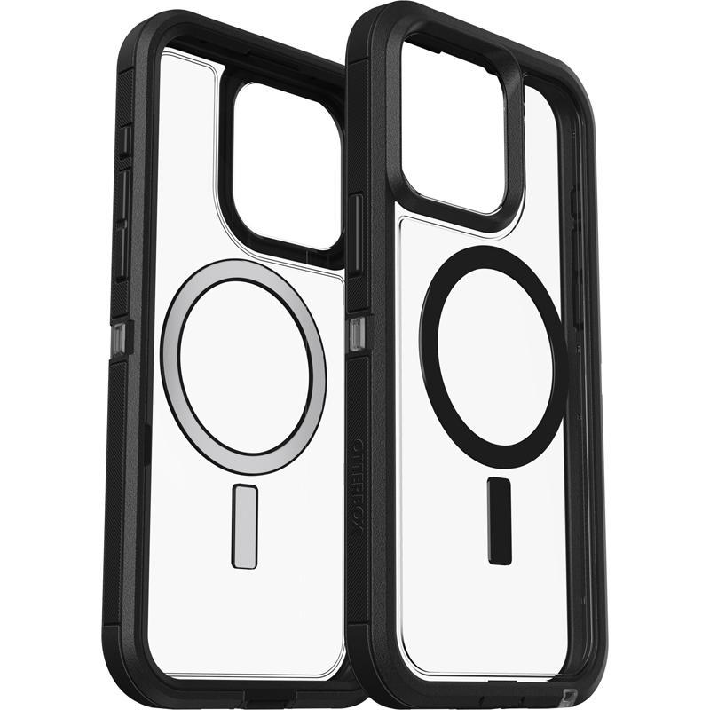 OtterBox Defender Series XT Back Cover Mobile Case with MagSafe, for iPhone 15 Pro Max, Clear