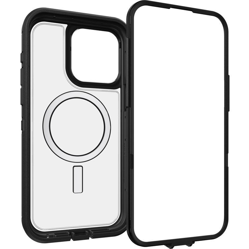 OtterBox Defender Series XT Back Cover Mobile Case with MagSafe, for iPhone 15 Pro Max, Clear — 3