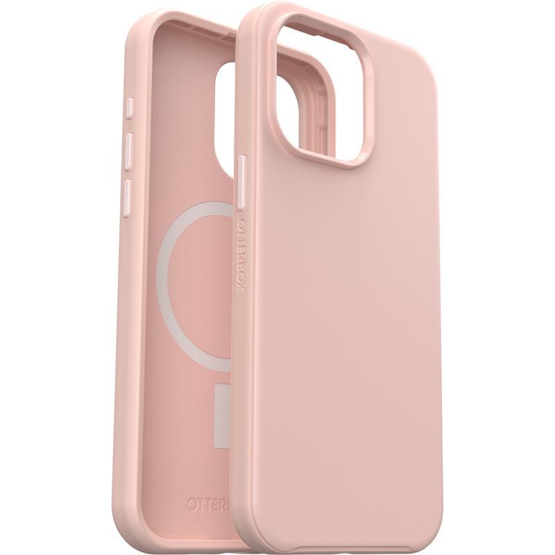 OtterBox Symmetry Series Back Cover Mobile Case with MagSafe, for iPhone 15 Pro Max, Rose