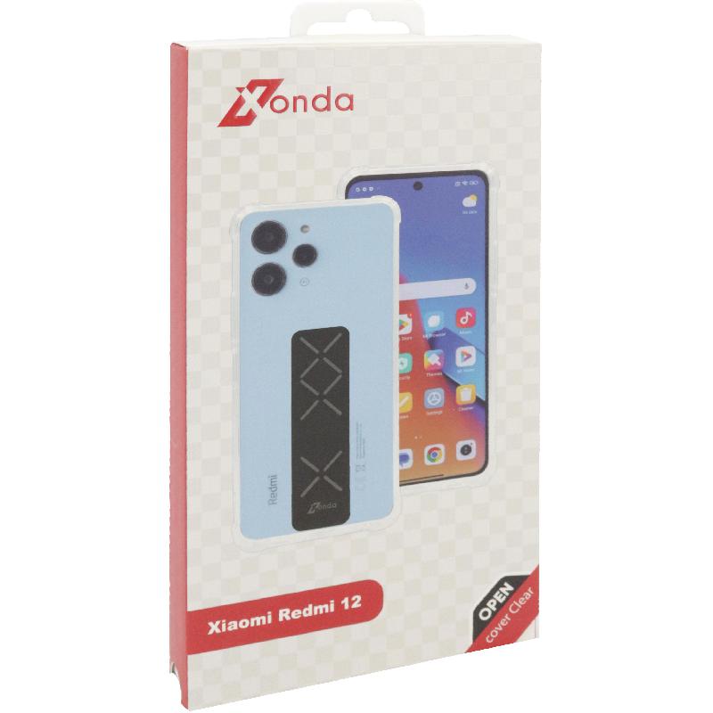 Xonda Back Cover Mobile Case with Strap, for Xiaomi Redmi 12, Clear