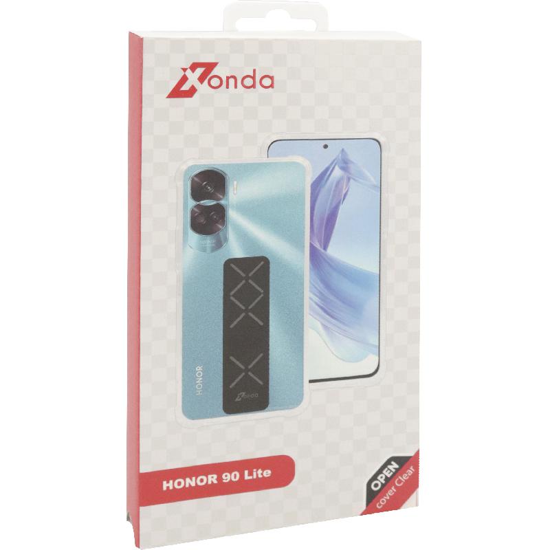 Xonda Back Cover Mobile Case with Strap, for Honor 90 Lite, Clear