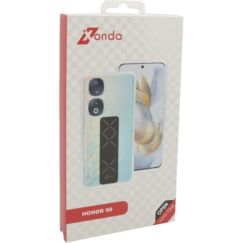 Xonda Back Cover Mobile Case with Strap, for Honor 90, Clear