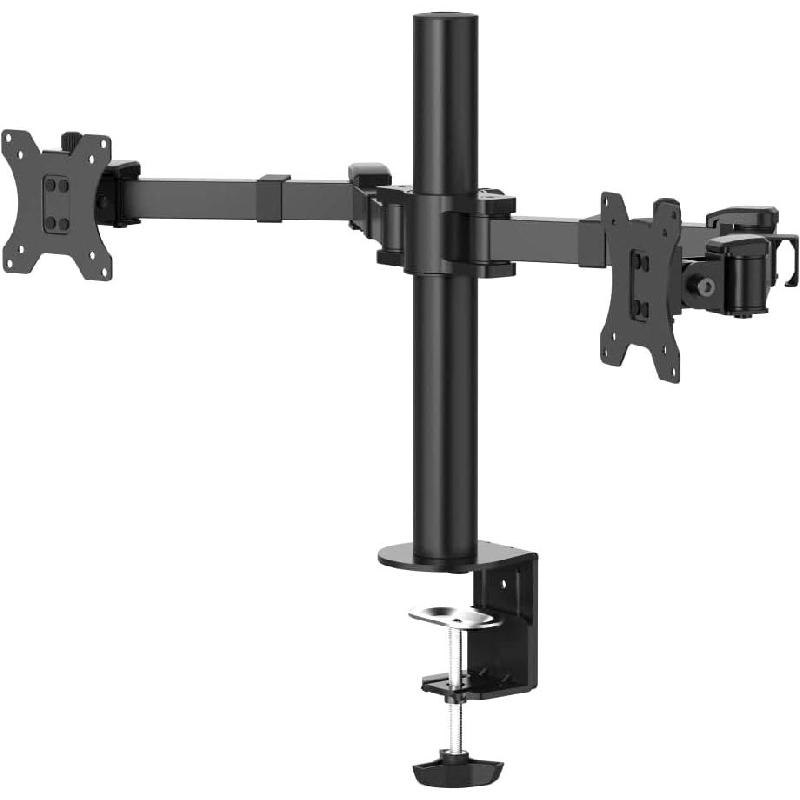 Hama Dual Monitor Holder for Screen Size 13"-35", Desktop Accessory, Universal, Black