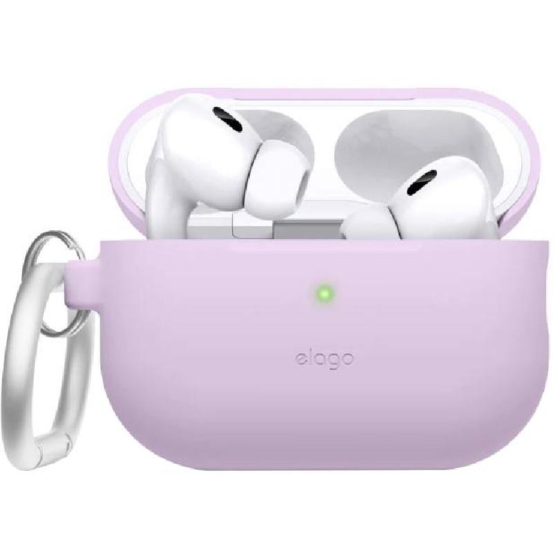 Elago Hang Earbuds Case, for Apple AirPods Pro 2nd Gen, Lavender
