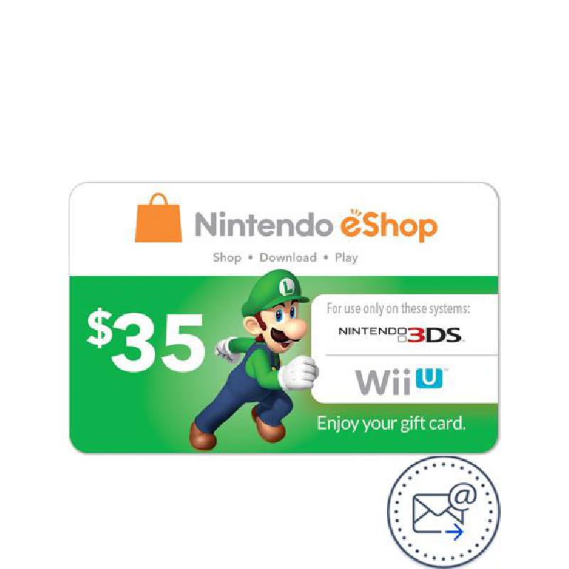 Nintendo 35$ eShop Payment and Recharge Card (Delivery by eMail), Digital Code (USA)