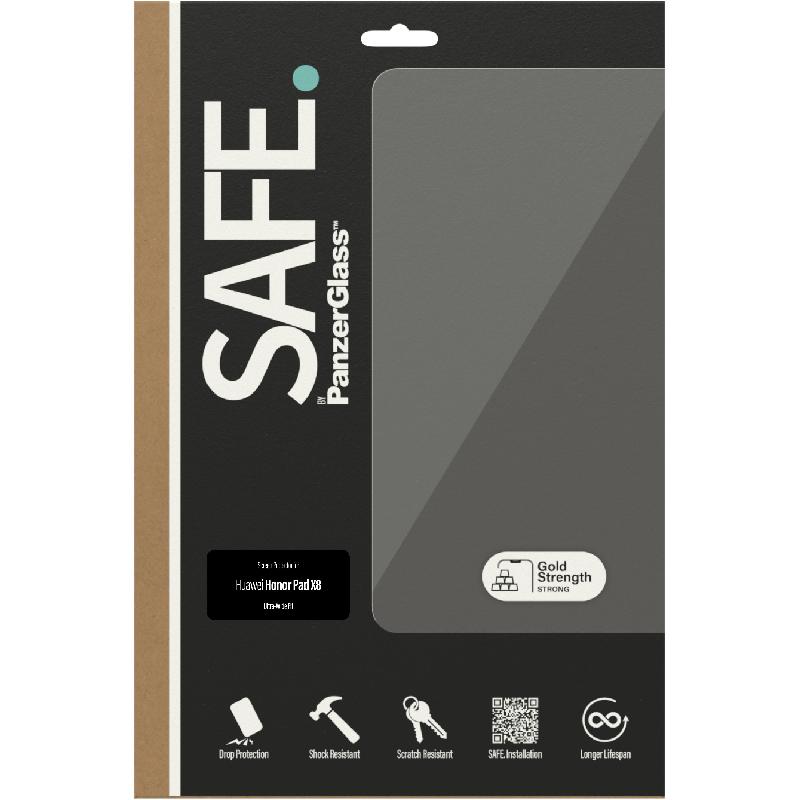 PanzerGlass SAFE Tablet Screen Protector, Super+ Glass, Standard Fit, for Honor Pad X8