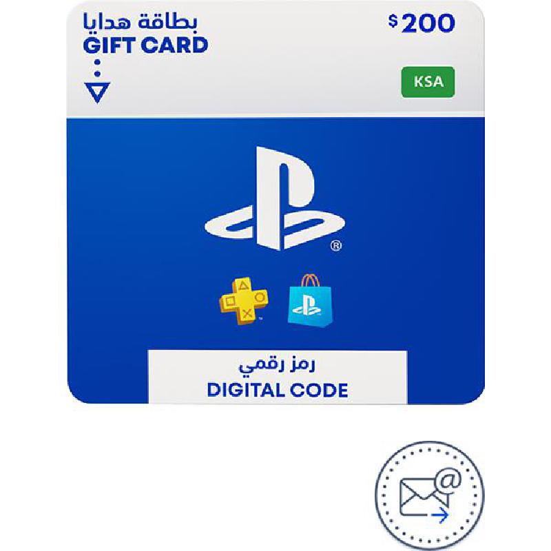 Sony Wallet Funds 200$ PlayStation Store Payment and Recharge Card (Delivery by eMail), Digital Code (KSA)