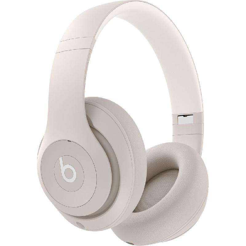 Beats Studio Pro Over-Ear Headphones, Active Noise Cancelling, Bluetooth/Wired (Optional), 3.5 mm Connector/USB (Charging), Built-in Microphone, Sandstone