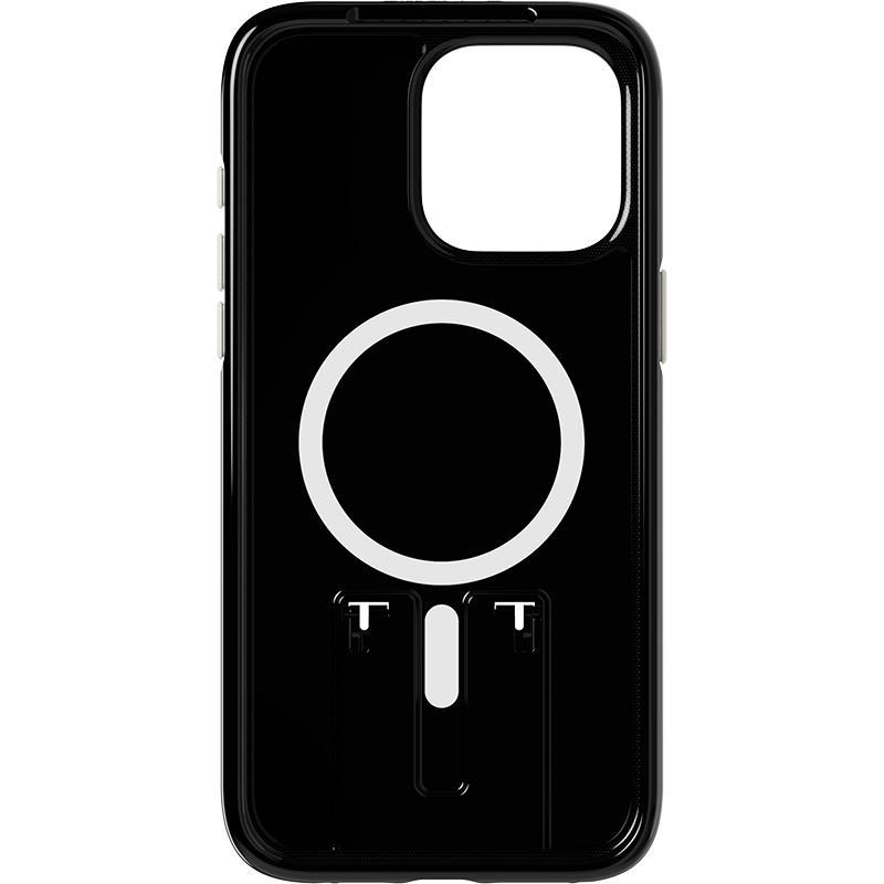 Tech21 EvoCrystal Kick Back Cover Mobile Case with MagSafe, for iPhone 15 Pro Max, Black — 2
