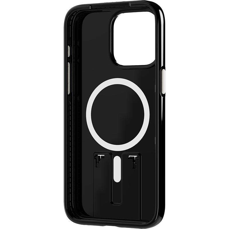 Tech21 EvoCrystal Kick Back Cover Mobile Case with MagSafe, for iPhone 15 Pro Max, Black — 4