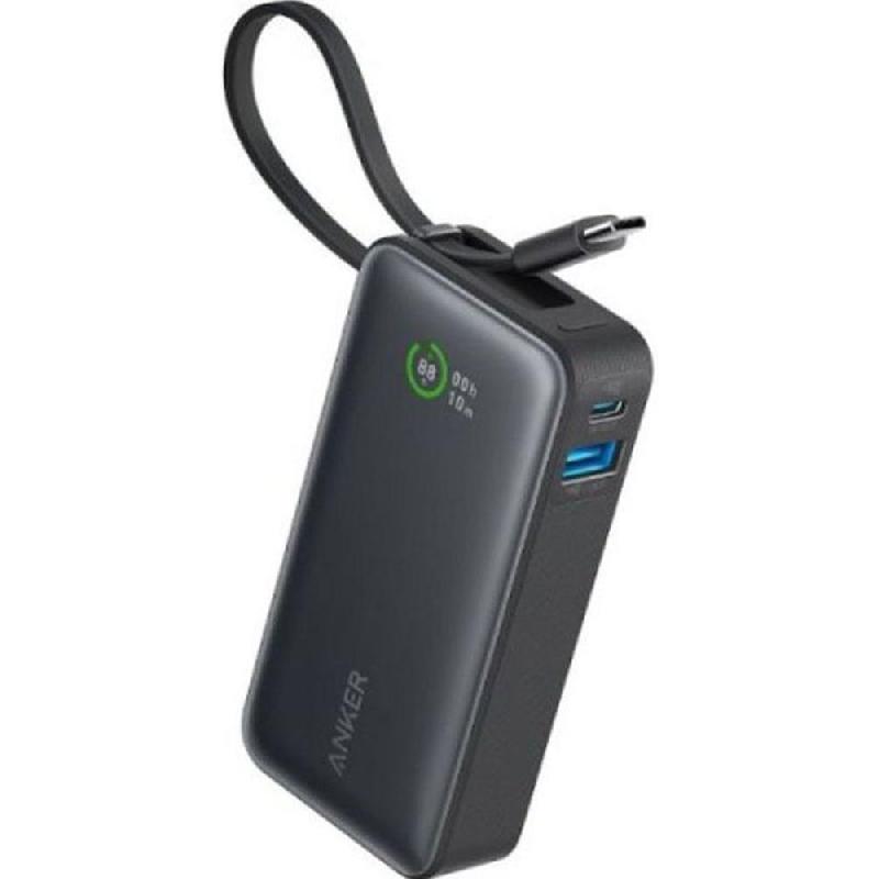 Anker Nano Power Bank, Fast Battery Charging, 10000 mAh, Black